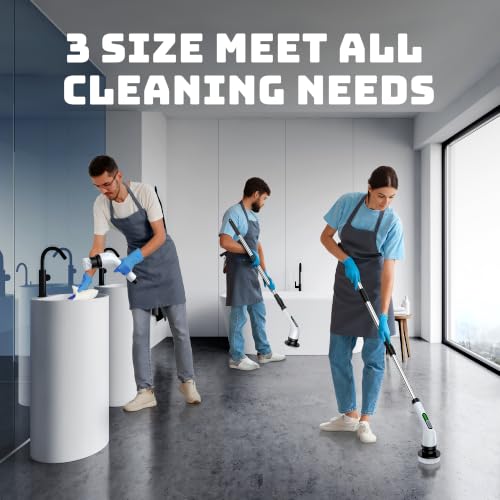 Electric Spin Scrubber for Bathroom: Shower Cleaner Brush with Long Handle - view 5