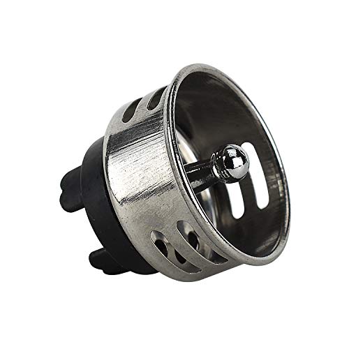 Plumb Pak 878PC Stainless Steel Junior Duo Bar Sink Strainer with Basket, Fits 2-Inch or 2-1/2-Inch Openings, Polished Chrome - view 4