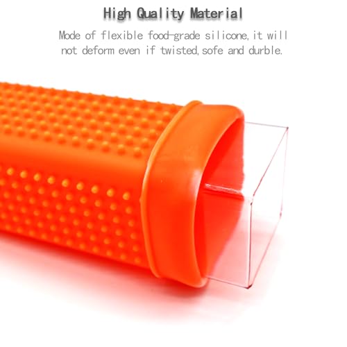 2pcs Pet Dog Cat Hair Remover, Pet Hair Removal Tool, Carpet Cleaner, Rubber Brush Roller, Dog Remover for car，Interior, Furniture, Sofa（Orange and Green） - view 3