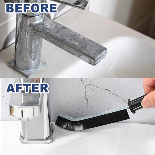 Hard Bristle Crevice Cleaning Brush, 5 PCS Crevice Cleaning Brush, Small Gap Cleaning Tools Grout Cleaner for Household Use Housekeeping Kitchen Bathroom Shower Tiles Window Corners - view 5