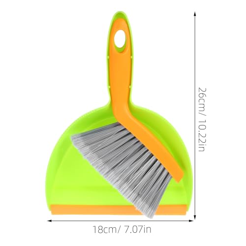 Mini Hand Broom and Dustpan Set, PP Desktop Cleaning Tool for Crumbs - view 2