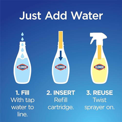 Disinfecting Multi-Purpose Cleaner Starter Kit, Household Essentials, One Reusable Spray Bottle Plus 2 Refills - view 4