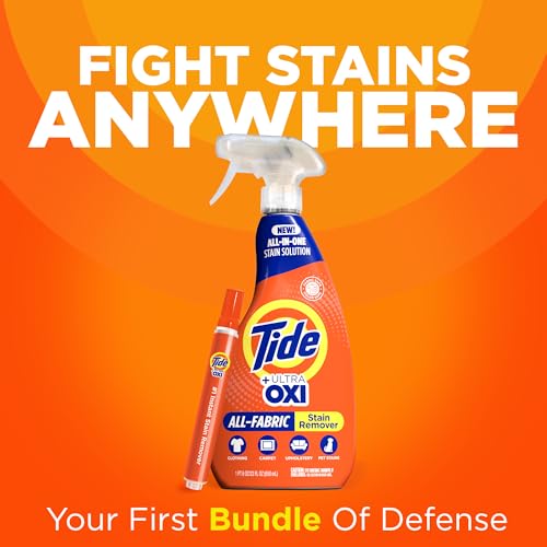 MADE BY NEHEMIAH Rescue Laundry Stain Remover Spray with Oxi + Travel Size To Go Pen, Spot Remover for Clothes, Fabric, Upholstery, Carpet, Grease & More Tough Stains- 22 Fl Oz + 1 Stain Pen - view 2