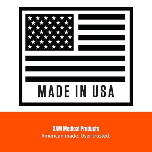 SAM Splint 3X Combo Pack – Moldable Aluminum Foam Splint for Fractures, Sprains & Strains – Lightweight, Reusable, Radiolucent Emergency Splint Set (1 Each 4.25" x 9", 18", 36"), Orange/Blue – Professional First Aid Immobilization - view 6
