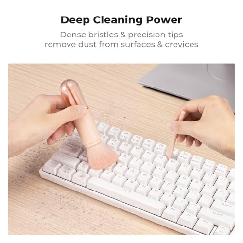 6-in-1 Keyboard Cleaning Brush Kit for Camera, Lens, PC,Pink - view 4