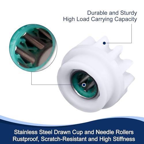 2 Pcs Easy Mop Pedal Broom Spin Mop Replacement One Way Clutch Bearing Bucket Gear Sprockets Repair Compatiable with Oceda Vilida and Market 90% Spin Mop System (2 Pcs Bearing Bucket Gears) - view 6