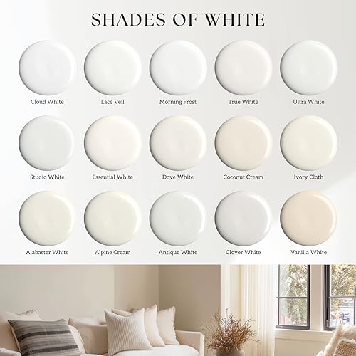 Interior Paint & Primer, Flat (Posy Pink), 1 Gallon – Available in 50+ Colors, One-Coat Coverage, Excellent Hide, Low VOC, Low Odor, Washable Interior Paint - view 4