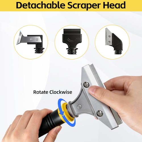 12pack Caulking Tool Kit, Multifunctional Caulk Remover Tool(Yellow) - view 7