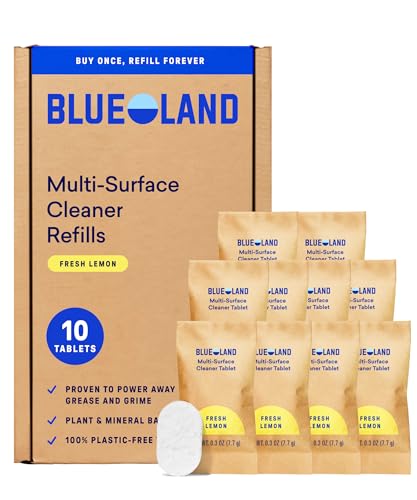 Multi-surface Spray Cleaner, 10-Pack Refill, Fresh Lemon