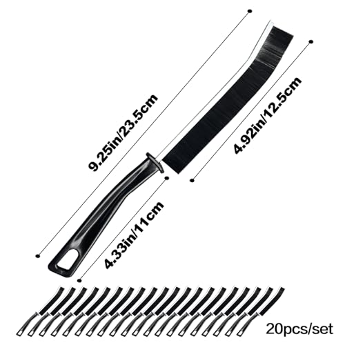 20Pcs Crevice Cleaning Brushes, Hard Bristle for Dead Corners - view 2