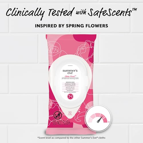 Refreshing Feminine Wipes, Sheer Floral, 32 Count, 4 Pk - view 4