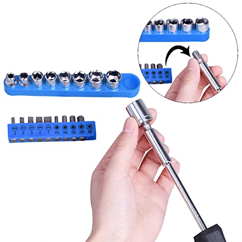 148-Piece Household Tool Set, Blue Tool Kit with Plastic Toolbox - view 6