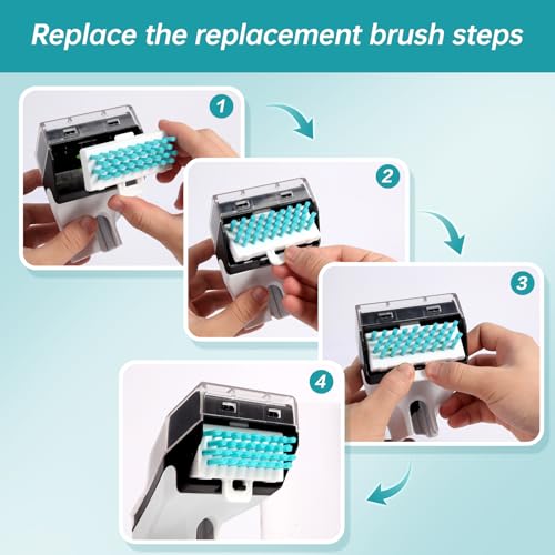 PX201 Tool Brush Replacement Parts Compatible With Shark StainStriker Portable Carpet PX201 PX202BRN PX203BRN CarpetXpert Upright EX201 R-EX200 R-EX201 EX150 EX151 Stain Striker Vacuum Brush (1+1) - view 6