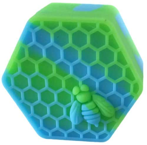 Gentcy 26ml 1pcs multi Hexagon Silicone Container Jar New Honeybee Silicone Jar Box