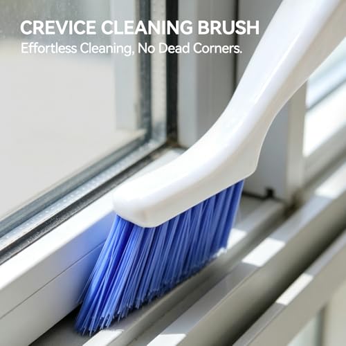 Crevice Cleaning Brush Set for Kitchen & Window Tracks, 4-Piece - view 5