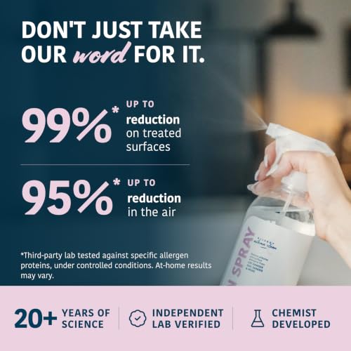 Allergen Spray, Pets, Dust Allergies & More, Air & Surface Control, Just Add Water, Bottle Plus Two Refills, Over 100oz Total - view 6