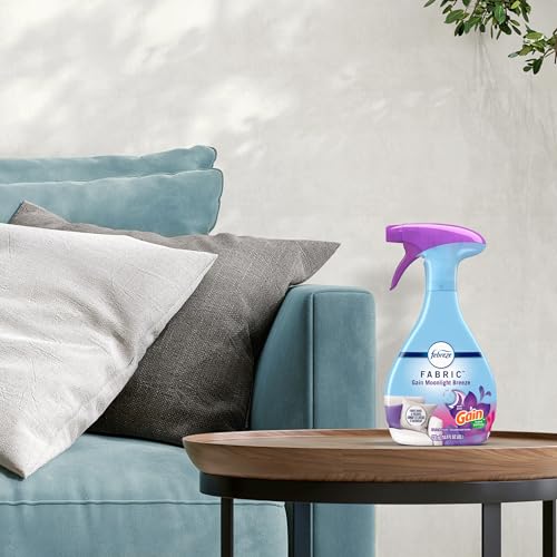 Fabric Spray, Air Freshener, Odor-Fighting Fabric Refresher, Couch and Linen Spray, Sneaker Balls Alternative, Multi-Use, Gain Moonlight Breeze Scent, 23.6 Ounce (Pack of 4) - view 6