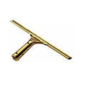 10018 Solid Brass Window Squeegee, 18-Inch, Yellow