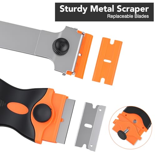 5-In-1 Caulking Tool Kit With Razor Scraper, Silicone Finishing - view 3
