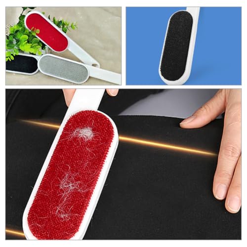3pcs PET Hair Remover Brush, Double-Sided Fabric Lint Cleaner Tool - view 4