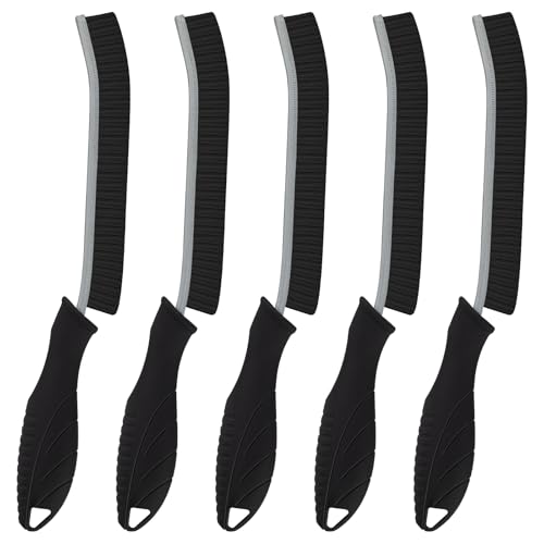 Crevice Cleaning Brush, 5 Pack Hard Bristle Grout Brush