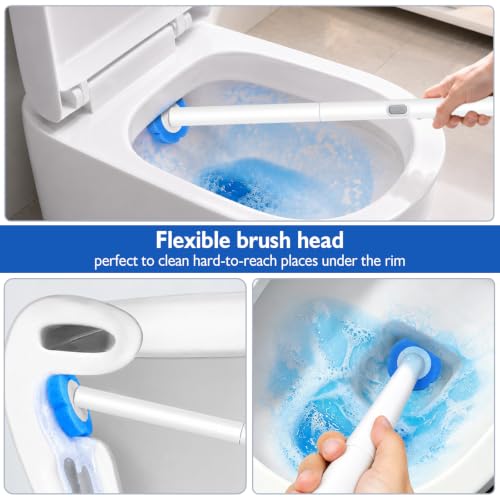 Disposable Toilet Brush-48 Refills-Touch-Free Toilet Cleaner Wand - view 3