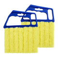 2 Pcs Blinds Cleaner Duster Tool 7 Finger Microfiber Washable Blind Cleaner