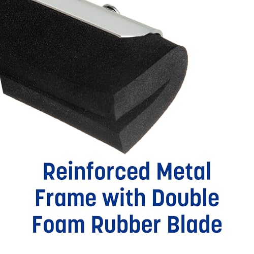 Double-Foam Floor Squeegee, 22 Inch, Black - view 4