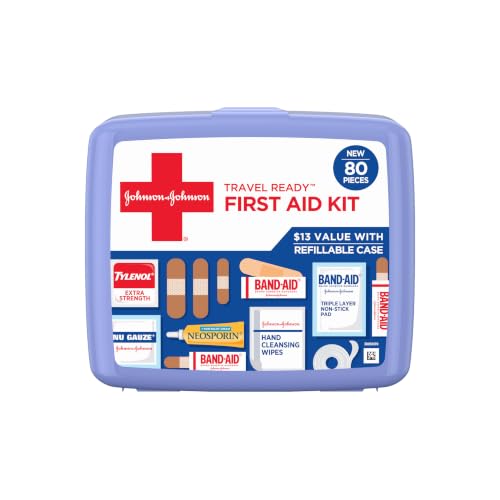 Brand Travel Ready Portable First Aid Kit, 80 Piece