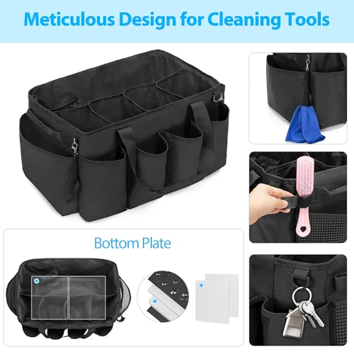 Extra-Large Cleaning Caddy with Handles & Multi Pockets - view 4