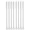 Straw Cleaner Brush Set, 8-Piece Long Cleaning Brush for Straws on Tumbler, Water Bottle, Sippy Cup, and Pipes, Tubes or Hummingbird Feeders