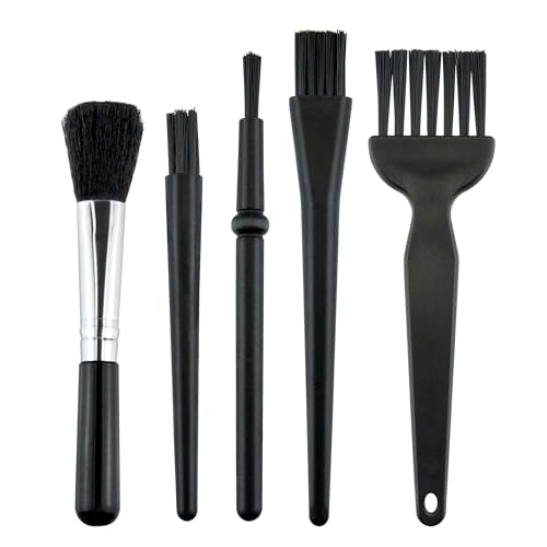 5 PCS Mini Keyboard Brushes, Anti-Static Brush for Small Spaces