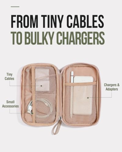 Electronics Travel Organizer Cord Case, Charger Cable Tech Bag - view 3