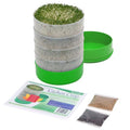 Deluxe Seed Sprouter with 4 Growing Trays and 1 Seed Packets, (Alfalfa Seeds) Easily Grow Sprouts Indoors for a Healthy Lifestyle