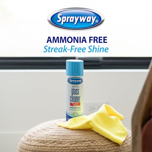 Glass Cleaner Foaming Aerosol Spray, 19oz, Pack of 2 | Ammonia-Free, Streakless, Fast-Acting | Cleans & Polishes Glass Surfaces | Fresh Scent, Removes Fingerprints, Dust, Dirt, Smoke Film - view 6