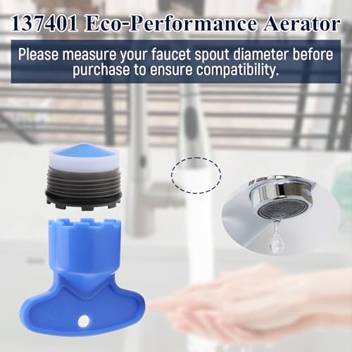 137401 Faucet Aerator Flow Restrictor Service Kit Fits for Moen (2 Sets) - view 4