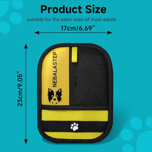 Pet Hair Remover Gloves Brush for Dogs & Cats,Electrostatic Reusable Pet Hair Remover Tool for Laundry,Clothing,Couch,Carpet,Car Seat,Upgraded Animal Fur Removal Tool - view 3