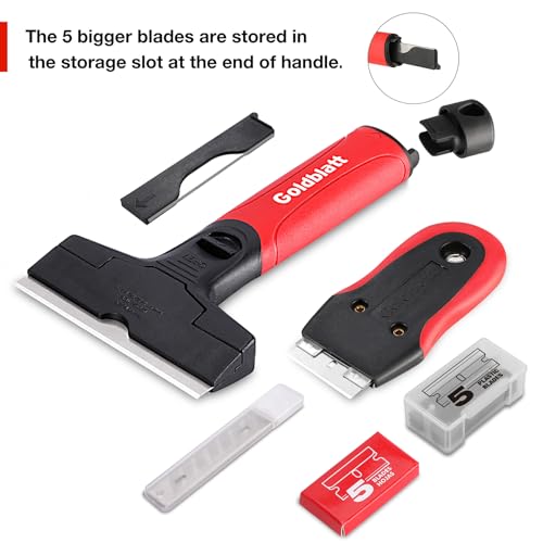 2 Piece Razor Scraper Tool with 20-piece Blades, Razor Holder - view 2