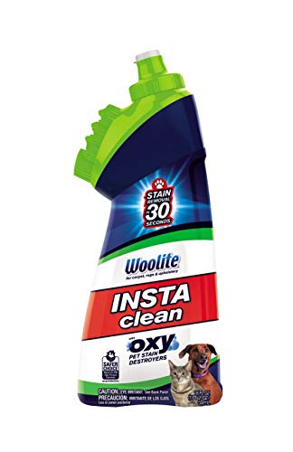 Woolite InstaClean Pet with Brush Head Cleaner, 1740, 18 fl. oz, 18 Fl Oz, white