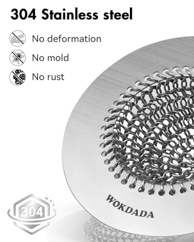 Reversible Kitchen Sink Drain Strainer, Anti-Clog Flat Edge Design - view 6