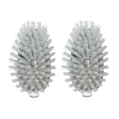 Steel Soap Dispensing Dish Brush Refills 2-Pack