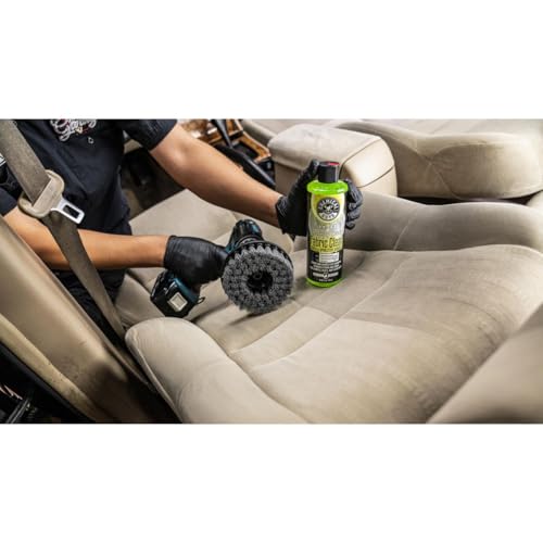 ACC506 Light Duty Spinner Multi-Surface Drill Brush Attachment (Fits Any Standard Drill - Power Scrubber Removes Stains & Gently Cleans Upholstery, Fabric and Carpet), Gray - view 5