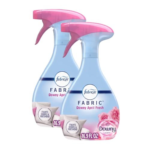 Odor-Fighting Fabric Refresher,Downy Calm and Downy April Fresh,16.9oz,(Pack of 4)