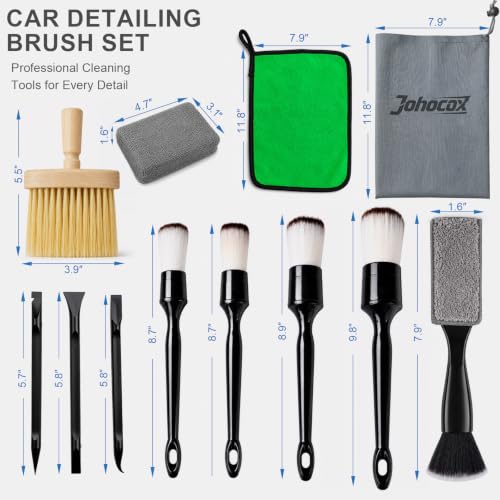 12PCS Car Detailing Brush Set, Interior Cleaning Kit with Air Vent Brush - view 2
