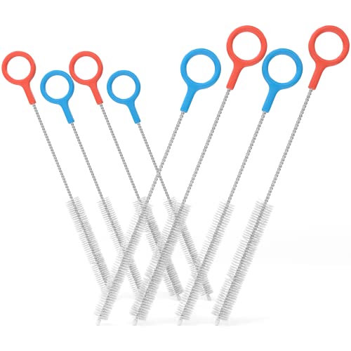 Heavy Duty Cleaning Brushes Set of 4 - Extra Long Straw Cleaners for Metal and Plastic Reusable Drinking Straws, to Clean Small Spaces, Sippy Cups, Water Bottles - Sturdy Hard Brush Bristles - view 6