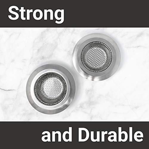 2 Pack Stainless Steel Sink Strainers, 4.5" Kitchen Drain Strainer Baskets - view 7