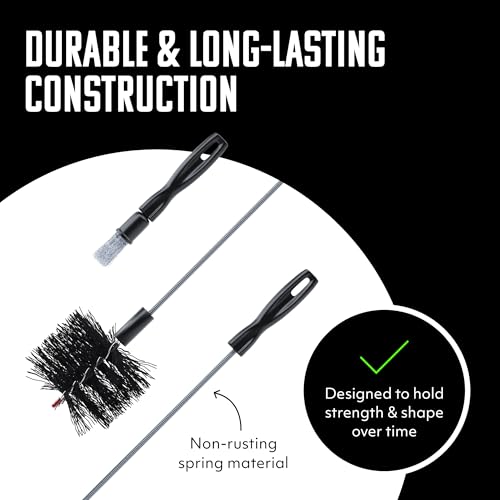 Pellet Stove Cleaning Brush Kit, 3 inch Vent Pipe, 10 ft Rod - view 5