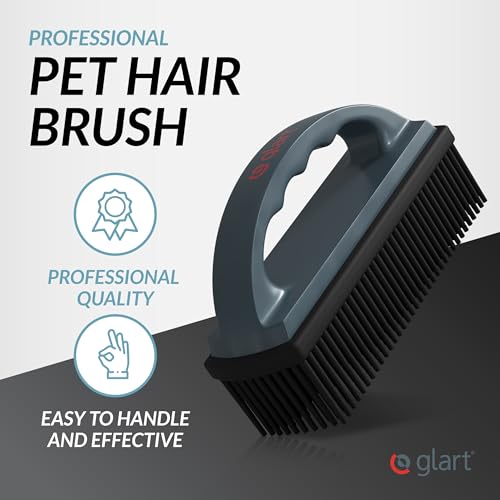 (Exclusive 44THB Premium Dog Brush Pet Hair Brush Removes Pet Hair and Dirt from All Car Seats, Cushions, Carpets - view 2