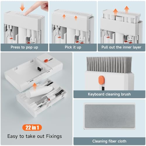 Laptop Cleaning Kit Keyboard Cleaner Brush, 22-in-1 Laptop Cleaner Tool - view 7