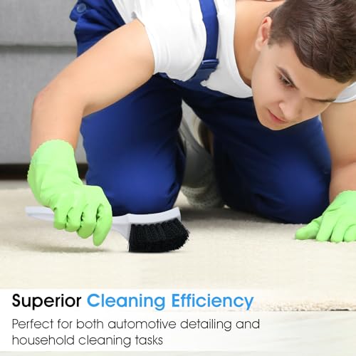 Deep Clean Scrub Brush for Carpet Mats, Black, 8.5" - view 4
